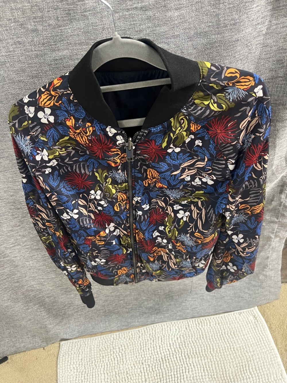 Floral Multicolor Bomber Jacket *Reversible*